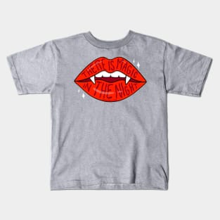 Vampire Lips Kids T-Shirt